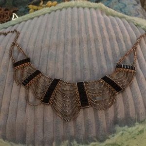 Black and Gold Necklace